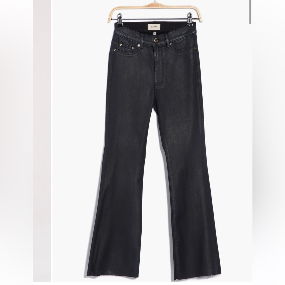 DL1961 Bridget Instasculpt Raw Hem Bootcut Jeans for Women (Glazed Blueberry)